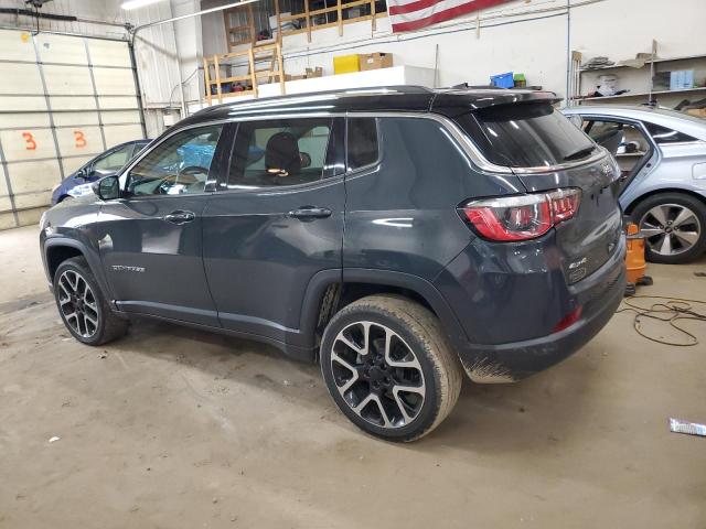 3C4NJDCB3JT101755 - 2018 JEEP COMPASS LIMITED Կապույտ լուսանկար 2