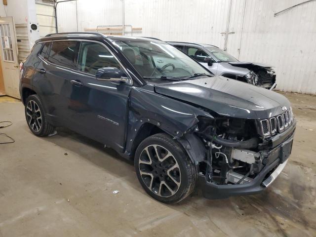 3C4NJDCB3JT101755 - 2018 JEEP COMPASS LIMITED Կապույտ լուսանկար 4