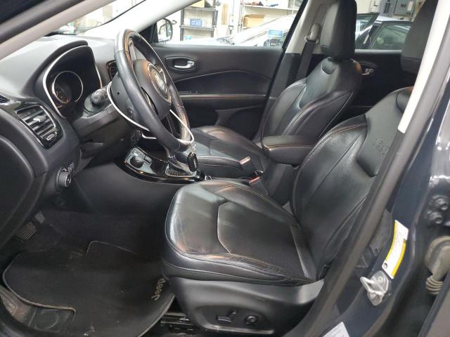 3C4NJDCB3JT101755 - 2018 JEEP COMPASS LIMITED Կապույտ լուսանկար 7