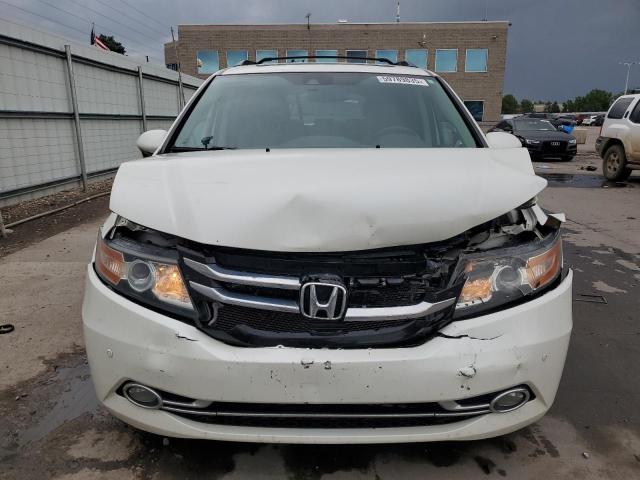 5FNRL5H91EB073126 - 2014 HONDA ODYSSEY TOURING WHITE photo 5