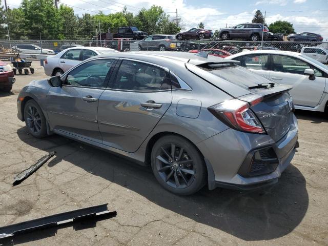 SHHFK7H63LU224194 - 2020 HONDA CIVIC EX GRAY photo 2