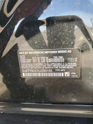 5UXTY9C01LLE60195 - 2020 BMW X3 XDRIVEM40I შავი ფოტო 13