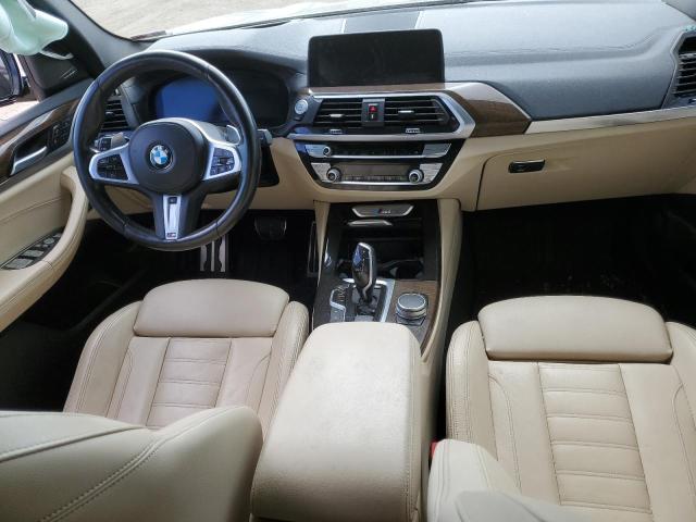 5UXTY9C01LLE60195 - 2020 BMW X3 XDRIVEM40I შავი ფოტო 8