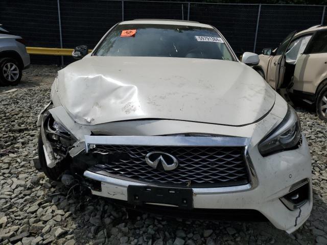 JN1EV7BR2MM750934 - 2021 INFINITI Q50 LUXE WHITE photo 5