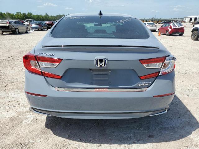 1HGCV3F23NA044991 - 2022 HONDA ACCORD HYBRID SPORT GRAY photo 6