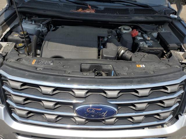 1FM5K8B84HGC80425 - 2017 FORD EXPLORER SILVER photo 11