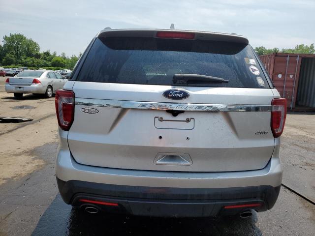 1FM5K8B84HGC80425 - 2017 FORD EXPLORER SILVER photo 6