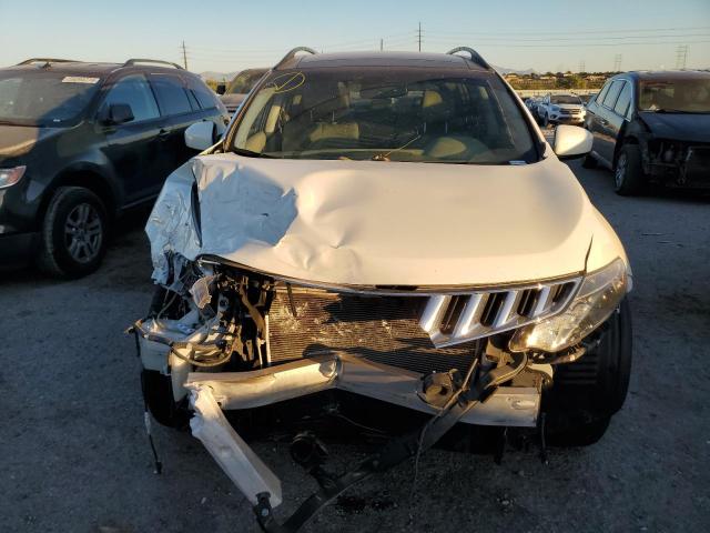 JN8AZ18U59W022601 - 2009 NISSAN MURANO S WHITE photo 5