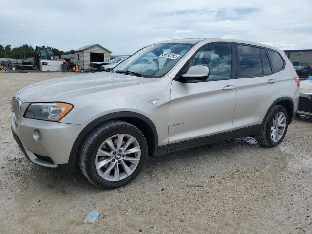 5UXWX9C56E0D23222 - 2014 BMW X3 XDRIVE28I BEIGE photo 1