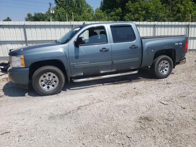 2GCEK13M871526461 - 2007 CHEVROLET SILVERADO K1500 CREW CAB BLUE photo 1