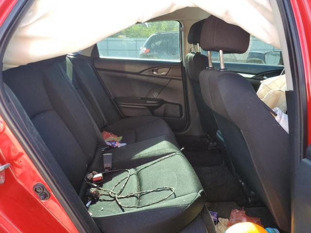 2HGFC2F59JH601017 - 2018 HONDA CIVIC LX RED photo 10
