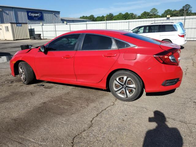 2HGFC2F59JH601017 - 2018 HONDA CIVIC LX RED photo 2