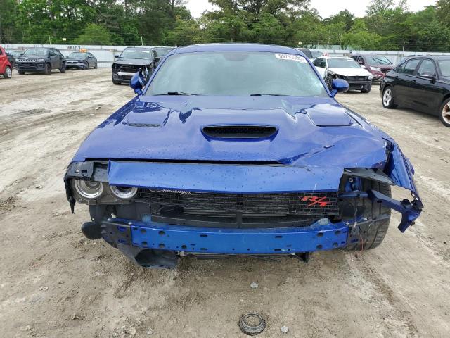 2C3CDZFJ6MH620833 - 2021 DODGE CHALLENGER R/T SCAT PACK BLUE photo 5