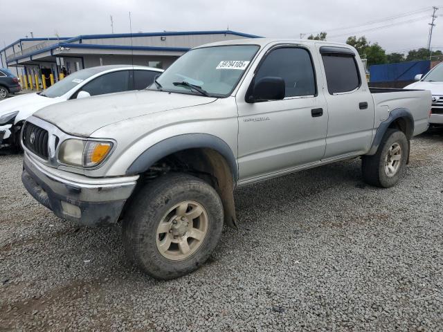 5TEGN92N42Z111621 - 2002 TOYOTA TACOMA DOUBLE CAB PRERUNNER SILVER photo 1
