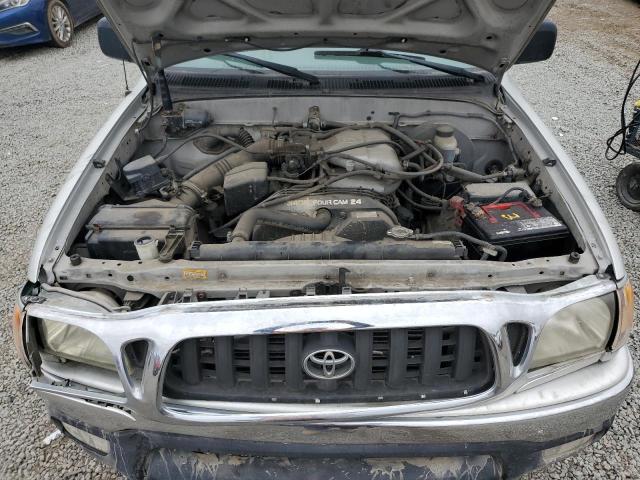 5TEGN92N42Z111621 - 2002 TOYOTA TACOMA DOUBLE CAB PRERUNNER SILVER photo 11