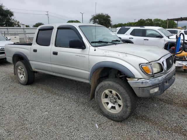 5TEGN92N42Z111621 - 2002 TOYOTA TACOMA DOUBLE CAB PRERUNNER SILVER photo 4