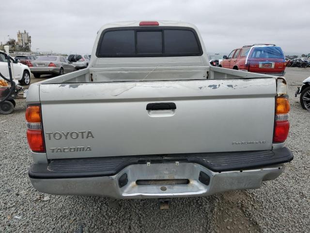5TEGN92N42Z111621 - 2002 TOYOTA TACOMA DOUBLE CAB PRERUNNER SILVER photo 6