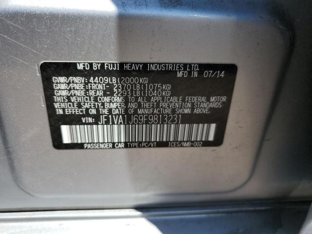 JF1VA1J69F9813231 - 2015 SUBARU WRX LIMITED SILVER photo 12