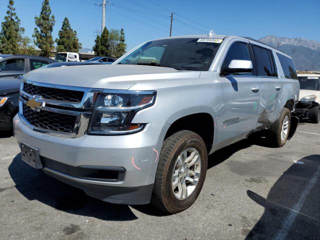 1GNSCHKC8JR129002 - 2018 CHEVROLET SUBURBAN C1500 LT SILVER photo 1