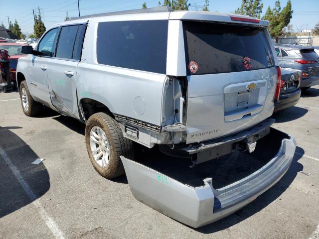 1GNSCHKC8JR129002 - 2018 CHEVROLET SUBURBAN C1500 LT SILVER photo 2