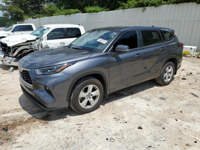 5TDKDRBH0PS017294 - 2023 TOYOTA HIGHLANDER L GRAY photo 1