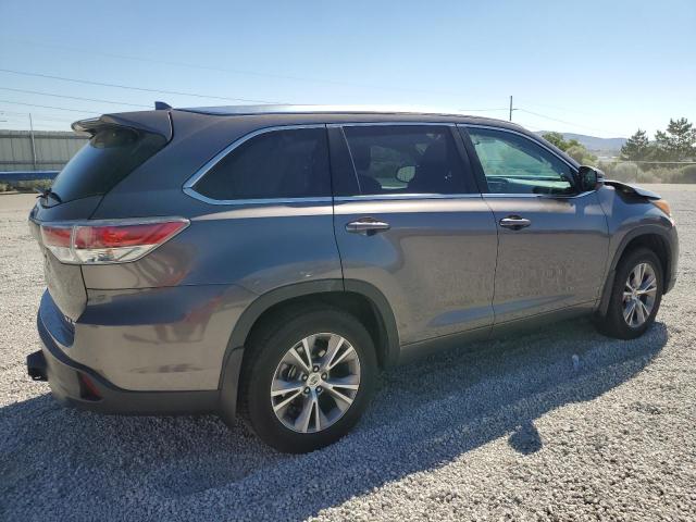 5TDJKRFH9FS078542 - 2015 TOYOTA HIGHLANDER XLE GRAY photo 3