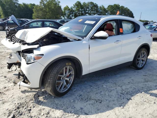 ZASFAKBN4J7B97931 - 2018 ALFA ROMEO STELVIO TI WHITE photo 1