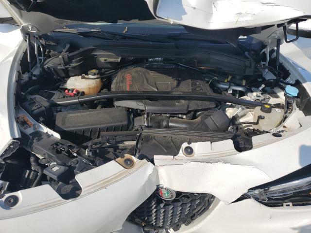 ZASFAKBN4J7B97931 - 2018 ALFA ROMEO STELVIO TI WHITE photo 12