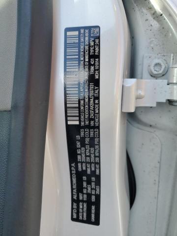 ZASFAKBN4J7B97931 - 2018 ALFA ROMEO STELVIO TI WHITE photo 13