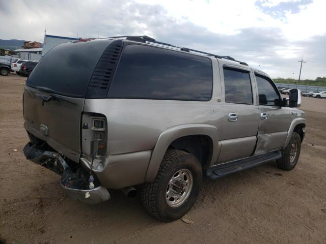 3GNGK26G32G184431 - 2002 CHEVROLET SUBURBAN K2500 TAN photo 3