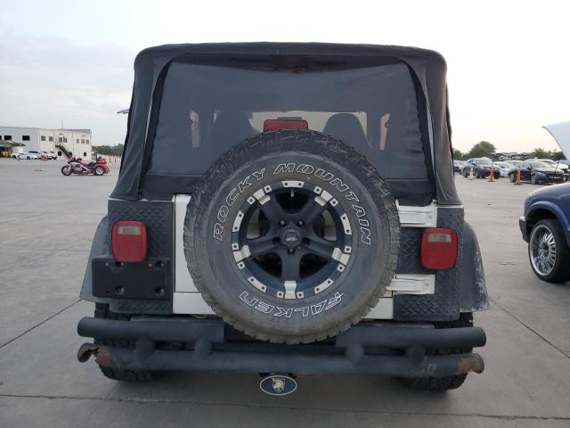 1J4FY29P2WP736785 - 1998 JEEP WRANGLER / SE WHITE photo 6