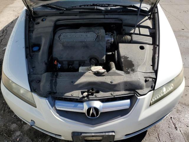 19UUA66285A014158 - 2005 ACURA TL WHITE photo 11