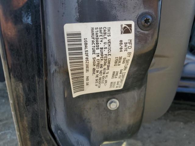 1G8AL52F05Z106181 - 2005 SATURN ION LEVEL 3 BLACK photo 12