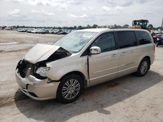 2C4RC1CG5DR793823 - 2013 CHRYSLER TOWN & COU TOURING L GOLD photo 1