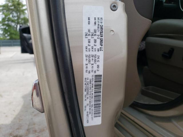 2C4RC1CG5DR793823 - 2013 CHRYSLER TOWN & COU TOURING L GOLD photo 13