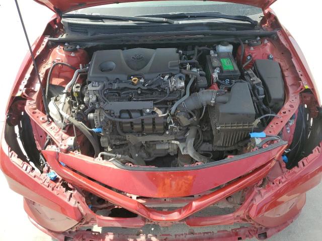 4T1G11AK7NU009386 - 2022 TOYOTA CAMRY SE RED photo 11