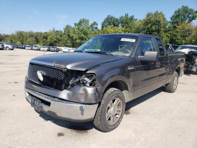 1FTRX12W87NA85340 - 2007 FORD F150 GRAY photo 2