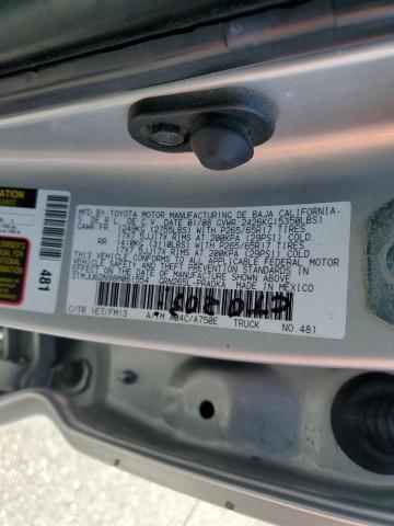 3TMJU62N98M061554 - 2008 TOYOTA TACOMA DOUBLE CAB PRERUNNER SILVER photo 12