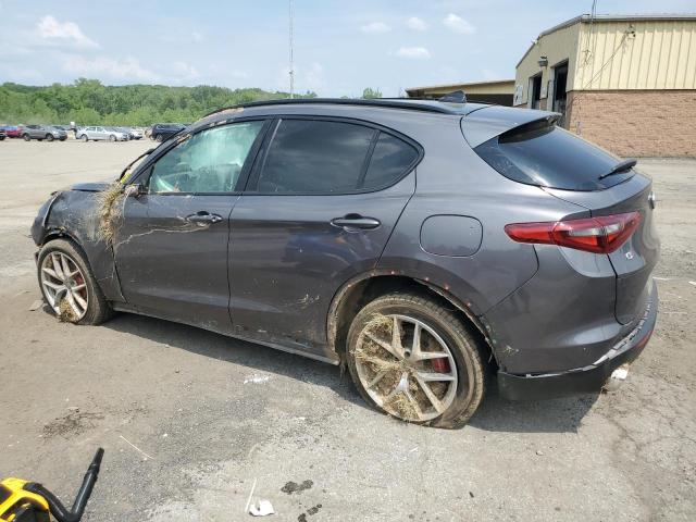 ZASPAKBN8K7C43413 - 2019 ALFA ROMEO STELVIO TI GRAY photo 2