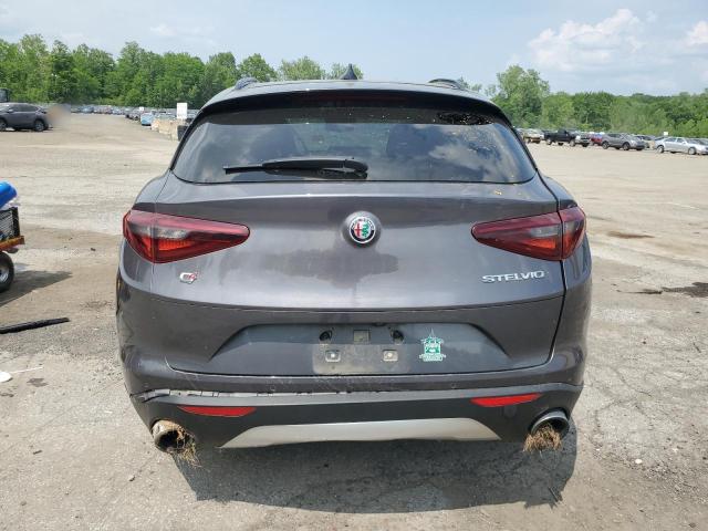 ZASPAKBN8K7C43413 - 2019 ALFA ROMEO STELVIO TI GRAY photo 6