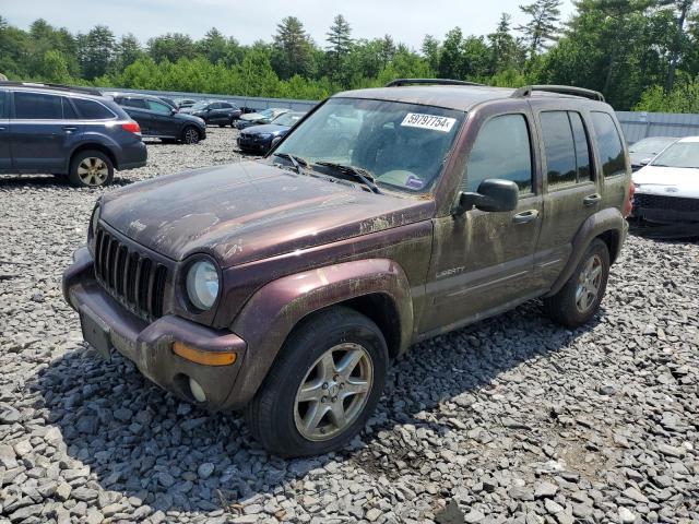 1J4GL58K64W141371 - 2004 JEEP LIBERTY LIMITED BURGUNDY photo 1