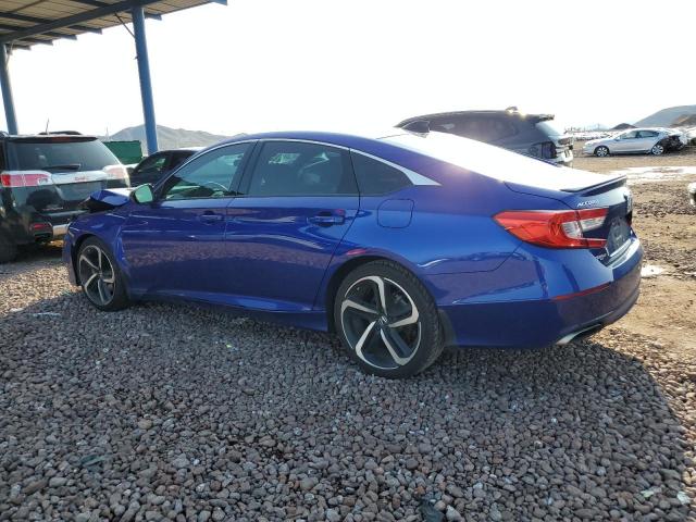 1HGCV1F37NA124677 - 2022 HONDA ACCORD SPORT Bleu photo 2