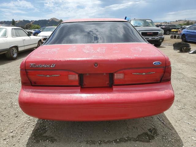 1FALP62W3TH179529 - 1996 FORD THUNDERBIR LX RED photo 6