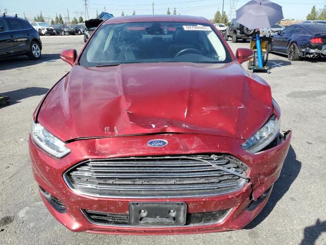 3FA6P0SU5ER111646 - 2014 FORD FUSION TITANIUM PHEV RED photo 5