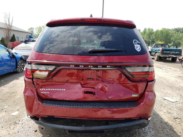 1C4RDJAG6FC245373 - 2015 DODGE DURANGO SXT RED photo 6