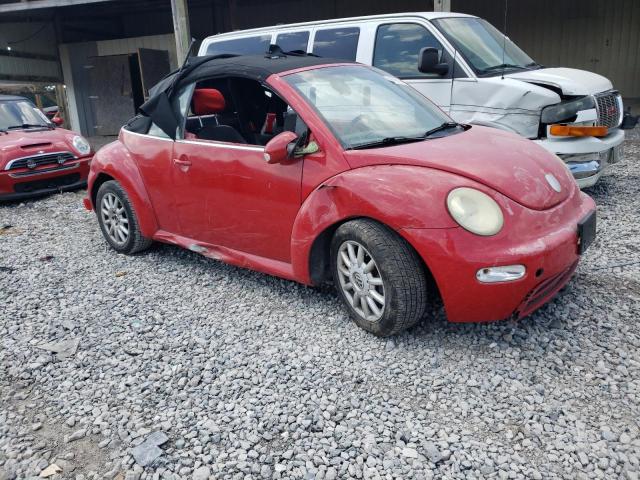 3VWBM31Y15M313756 - 2005 VOLKSWAGEN NEW BEETLE GL 红色 照片 4