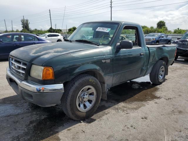 1FTYR10U22TA03355 - 2002 FORD RANGER GREEN photo 1