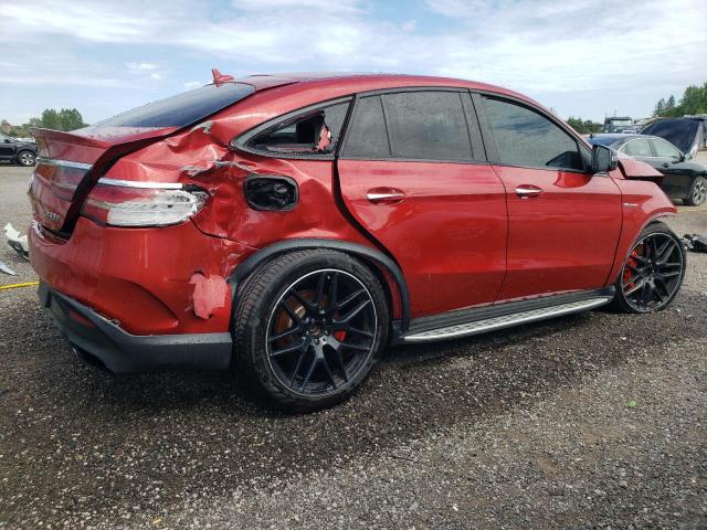 4JGED7FB9JA103646 - 2018 MERCEDES-BENZ GLE COUPE 63 AMG-S RED photo 3