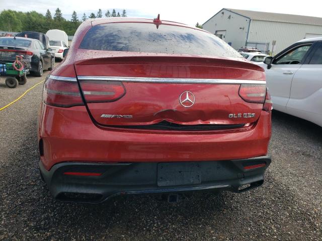 4JGED7FB9JA103646 - 2018 MERCEDES-BENZ GLE COUPE 63 AMG-S RED photo 6