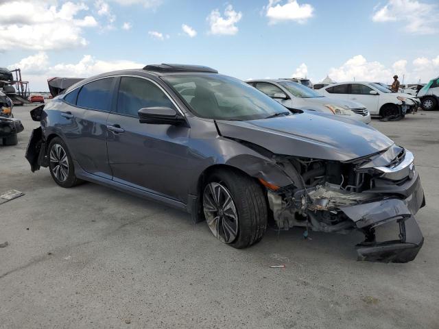 19XFC1F7XGE015165 - 2016 HONDA CIVIC EXL GRAY photo 4